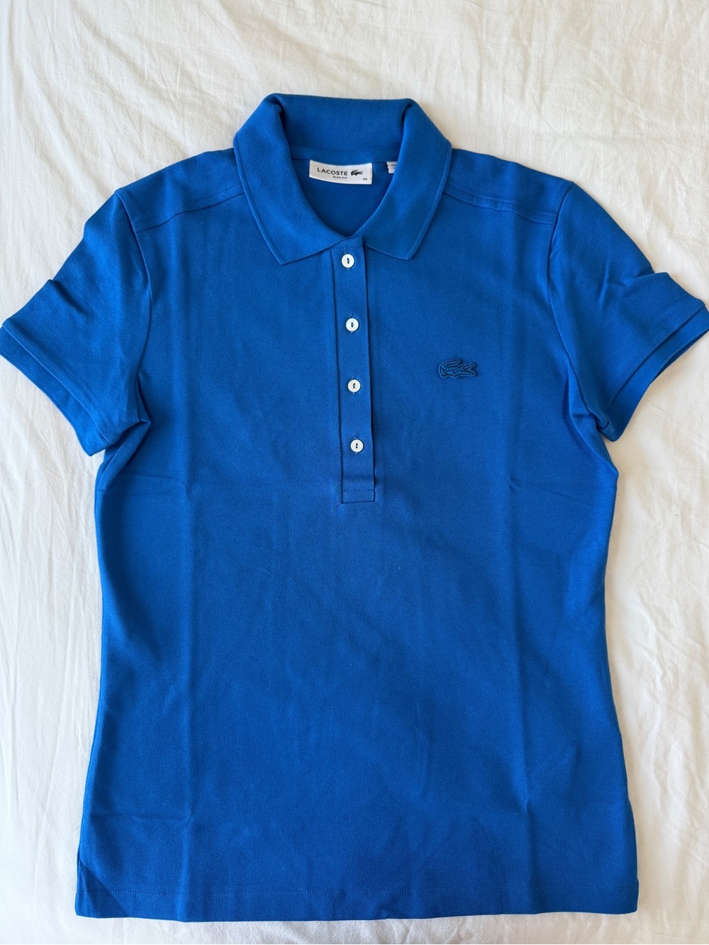 Lacoste Blue Slim Fit Polo 36